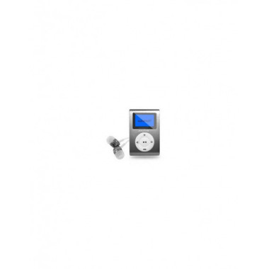 Reproductor MP3 Sunstech DEDALOIII 8GB, Pinza y Radio FM, Gris