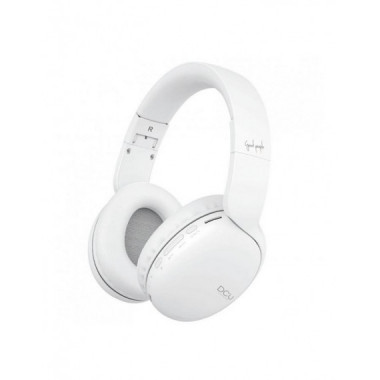 Auriculares Bluetooth Plegables Multifunci&oacute;n DCU Tecnologic Blancos