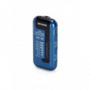 Radio de Bolsillo Aiwa R-22BL con Auriculares AM/FM, Azul