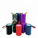 Altavoz Portátil Inalámbrico A318PRO 15W Resistente Al Agua Ipx 1500MAH Sistema Tws V-8549 Rojo Lila Camuflaje