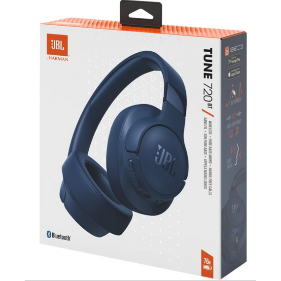 Auricular JBL BLUETOOTH Tune 720BT Azul 76H