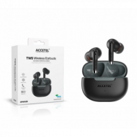 Auriculares Inalámbricos ACCETEL Estéreo Smart Touch 6H Negro EPW165B