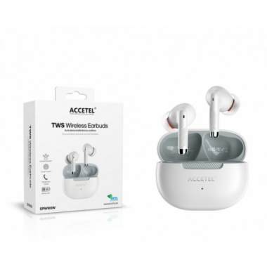 Auriculares Inal&aacute;mbricos Accetel Est&eacute;reo Smart Touch 6H Blanco EPW165W