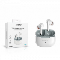 Auriculares Inalámbricos ACCETEL Estéreo Smart Touch 6H Blanco EPW165W