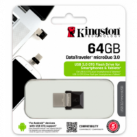 Pendrive KINGSTON 64GB USB 3.0 Dt Microduo Usb/micro USB DTDUO3/64GB