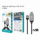 Cable M2 Tech Lightning HDTV 2.0m V-6984
