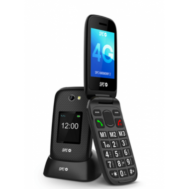 M&oacute;vil SPC Harmony 2 4G Bluetooth FM + Dock Negro 2337N