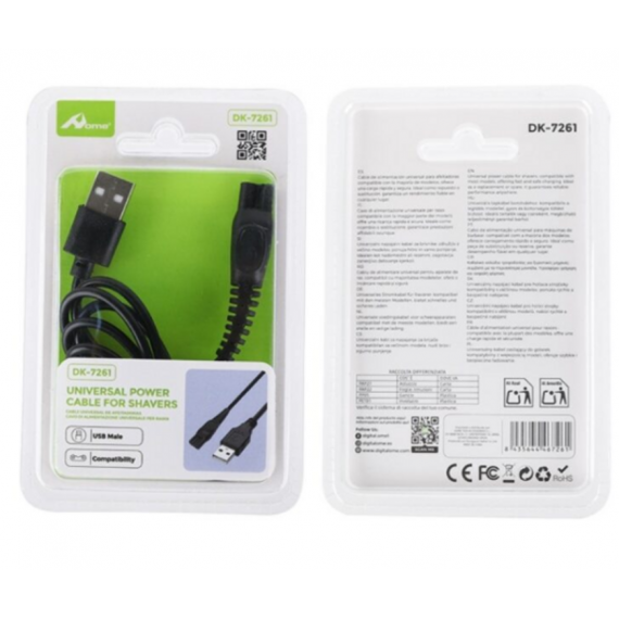 Cable Universal para Afeitadoras Philips DK-7261