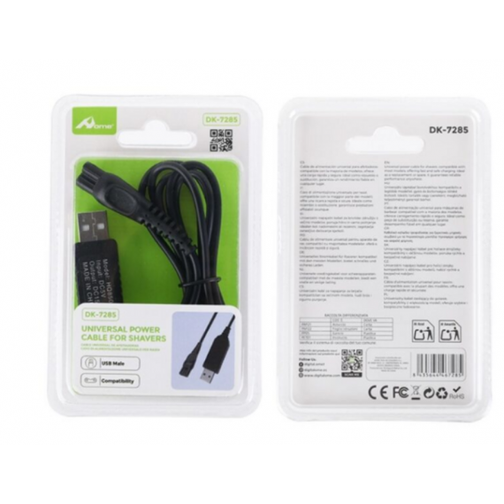 Cable Universal para Afeitadoras Philips DK-7285