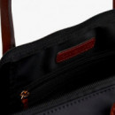 Bolso tote con monograma TH