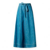 Falda Larga Denim Fit Regular  PEPE JEANS
