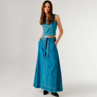 Falda Larga Denim Fit Regular  PEPE JEANS