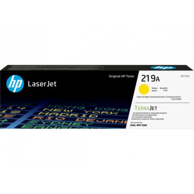 Toner HP 219A Amarillo Laserjet Pro 3202DW 3302FDN 3202DN (W2192A)