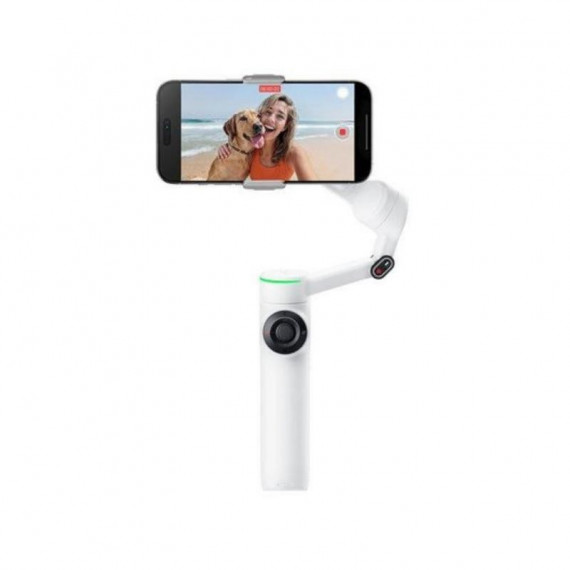 Estabilizador Insta360 Flow 2 Pro Blanco para Smartphone (IA, 3 Ejes, 360°)
