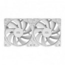 Ventilador Caja Mars Gaming Kit 2x120mm Blanco (MFPWMX2W)