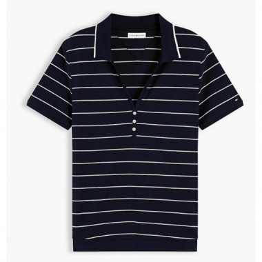 TOMMY HILFIGER - LYOCELL PQ HENLEY SS POLO - 0A5 - F|WW0WW49975/0A5