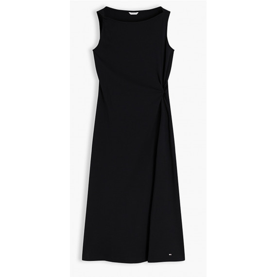 TOMMY HILFIGER - INTERLOCK KNOT DETAIL DRESS - BDS - F|WW0WW50041/BDS