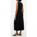 TOMMY HILFIGER - INTERLOCK KNOT DETAIL DRESS - BDS - F|WW0WW50041/BDS