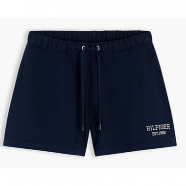 TOMMY HILFIGER - VARSITY CREST SWEATSHORT - C1G - F|WW0WW51096/C1G