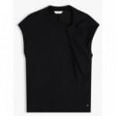 TOMMY HILFIGER - SLUB KNOT NS TOP - BDS - F|WW0WW52111/BDS