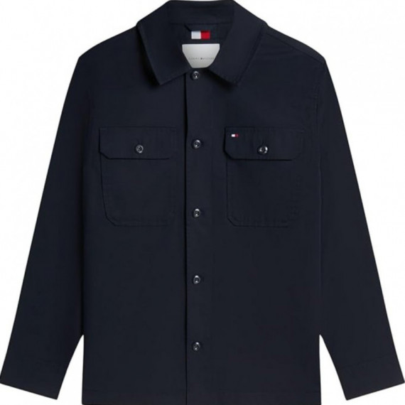 TOMMY HILFIGER - COTTON BLEND SHIRT JACKET - DW5 - F|MW0MW43471/DW5