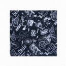 Pañuelos y Bufandas Pañuelo DEUS EX MACHINA Doodle Bandana Black