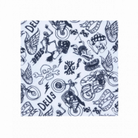 Pañuelos y Bufandas Pañuelo DEUS EX MACHINA Doodle Bandana White