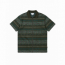 Polos Polo Thisisneverthat™ Jungle Jacquard Zip Up Top Olive  THISISNEVERTHAT