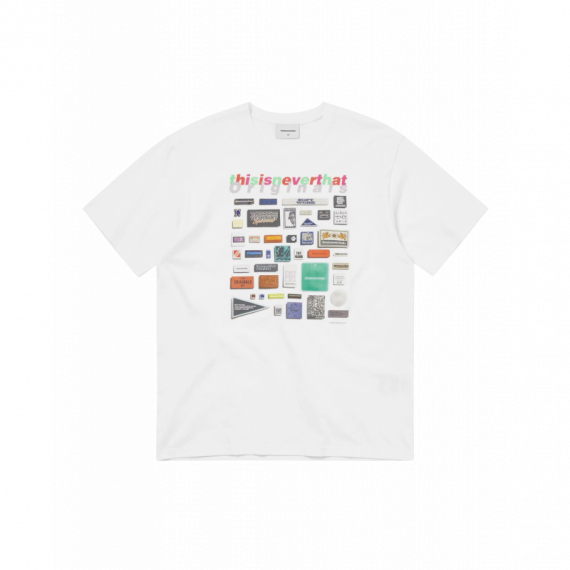 Camisetas Hombre Camiseta Thisisneverthat™ Labels White  THISISNEVERTHAT