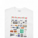 Camisetas Hombre Camiseta Thisisneverthat™ Labels White  THISISNEVERTHAT