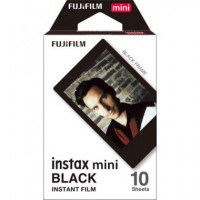 FUJIFILM Papel para Camara Instax Mini Black Frame 10 Hojas