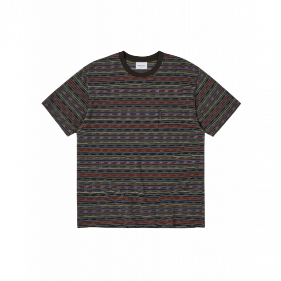 Camisetas Hombre Camiseta Thisisneverthat™ Be Striped Brown  THISISNEVERTHAT
