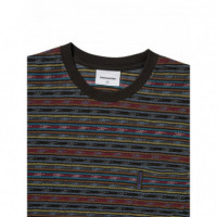 Camisetas Hombre Camiseta Thisisneverthat™ Be Striped Brown  THISISNEVERTHAT
