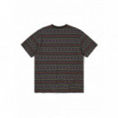 Camisetas Hombre Camiseta Thisisneverthat™ Be Striped Brown  THISISNEVERTHAT