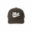 Gorros y Gorras Gorra THISISNEVERTHAT™ Overdyed That Applique Washed Black