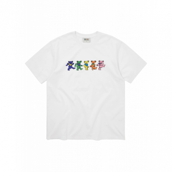 Camisetas Hombre Camiseta Thisisneverthat™ Grateful Dead Dancing Bears White  THISISNEVERTHAT