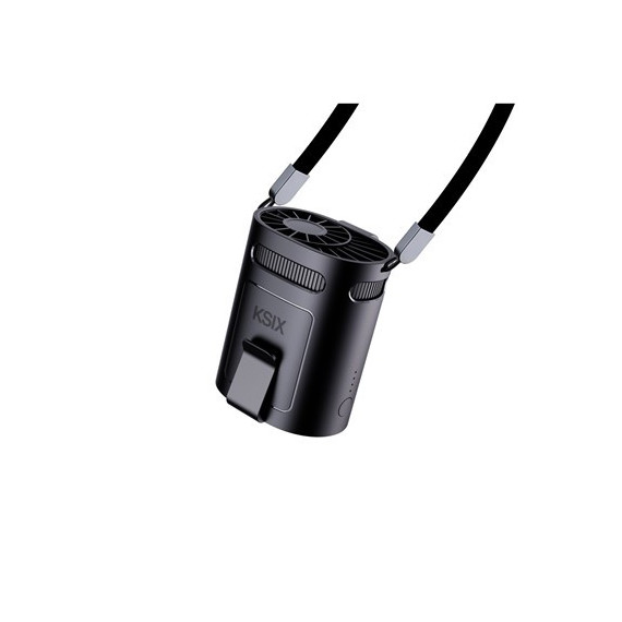 KSIX Ventilador Portatil Recargable Con Colgante y 4 Velocidades BVENTGO04