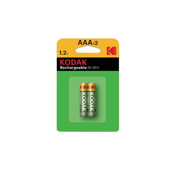 KODAK Pack 2 Pilas AAA Recargables 1000Mah