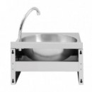 LAVAMANOS INDUSTRIAL INOX CON PULSADOR LARRYHOUSE