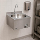 LAVAMANOS INDUSTRIAL INOX CON PULSADOR LARRYHOUSE