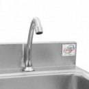 LAVAMANOS INDUSTRIAL INOX CON PULSADOR Y CUBO LARRYHOUSE