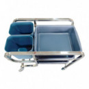 CARRO DE SERVICIO MULTIUSOS LARRYHOUSE 85.5X43.5X93.5