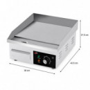 PLANCHA ASAR ELECTRICA LARRYHOUSE 358X298MM 1.700W