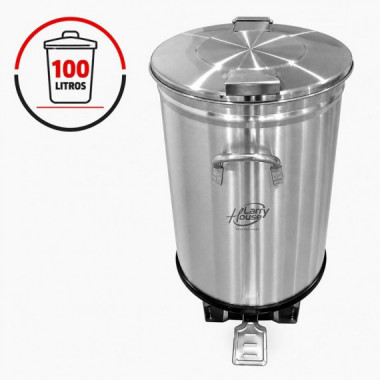 CUBO BASURA INDUSTRIAL LARRYHOUSE 100 LITROS