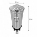 CUBO BASURA INDUSTRIAL CON RUEDAS LARRYHOUSE 50 LITROS