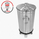 CUBO BASURA INDUSTRIAL CON RUEDAS LARRYHOUSE 100 LITROS