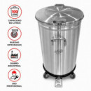 CUBO BASURA INDUSTRIAL CON RUEDAS LARRYHOUSE 100 LITROS