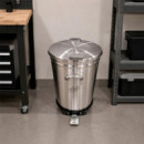 CUBO BASURA INDUSTRIAL CON RUEDAS LARRYHOUSE 100 LITROS