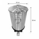CUBO BASURA INDUSTRIAL CON RUEDAS LARRYHOUSE 100 LITROS