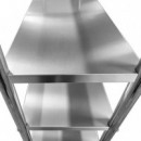ESTANTERIA 4 ESTANTES INOXIDABLE LARRYHOUSE 70 KG/BALDA 150X48X155 CM